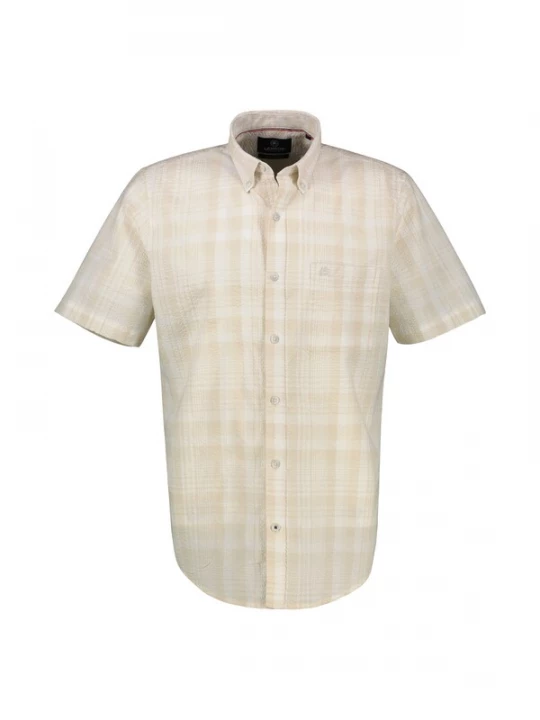 Foto van product LERROS Overhemd beige / wit