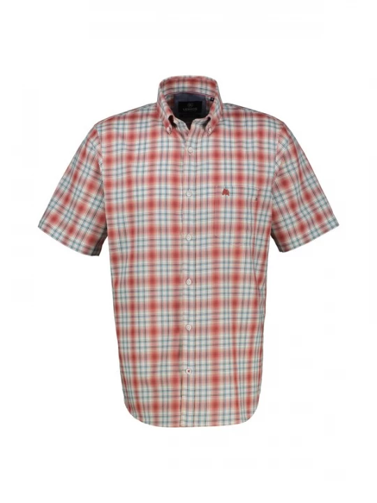 Foto van product LERROS Overhemd lichtblauw / donkerblauw / rood / wit