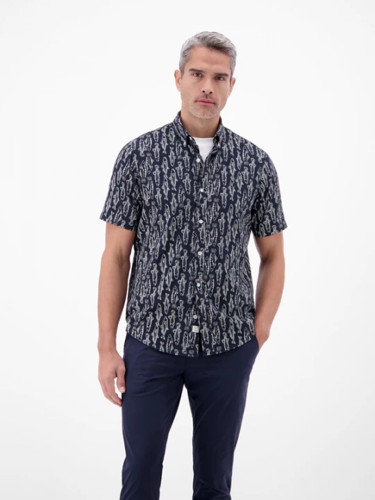 Foto van product LERROS Overhemd navy