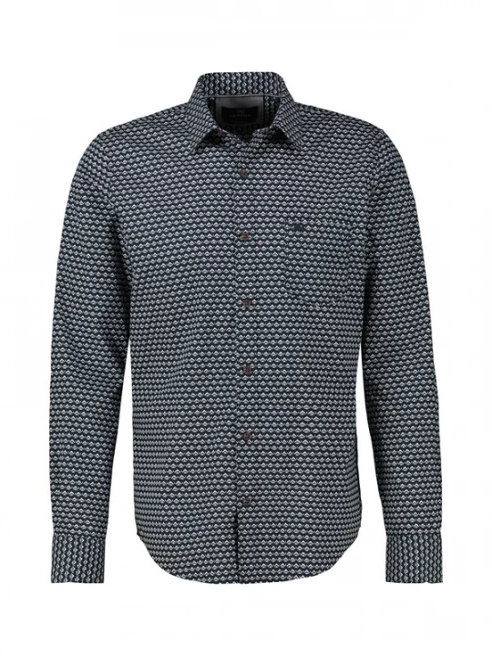 Foto van product LERROS Overhemd navy / wit