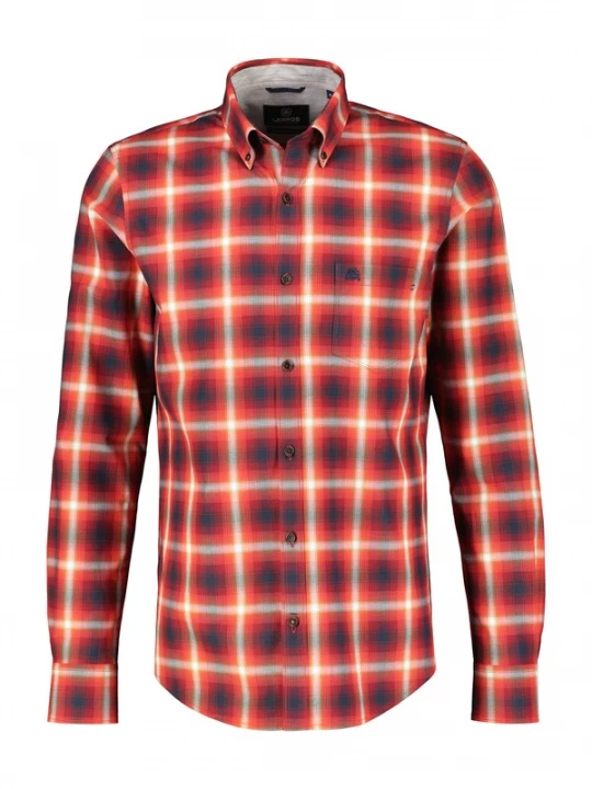 Foto van product LERROS Overhemd rood / zwart / wit