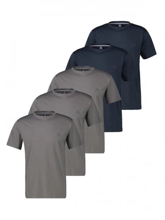 Foto van product LERROS Shirt 'Basic' blauw gemêleerd