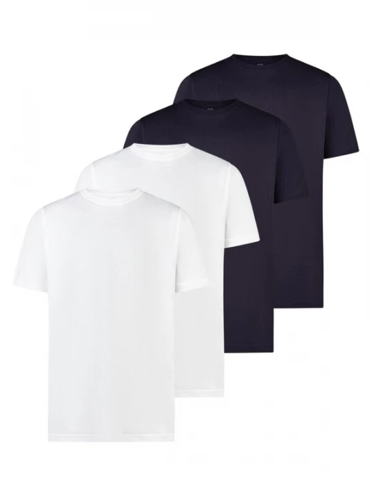 Foto van product LERROS Shirt 'Basic' blauw gemêleerd