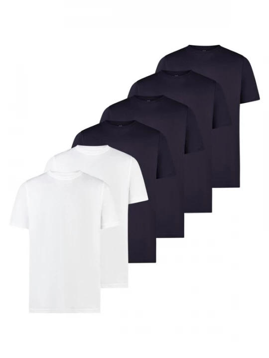 Foto van product LERROS Shirt 'Basic' blauw gemêleerd
