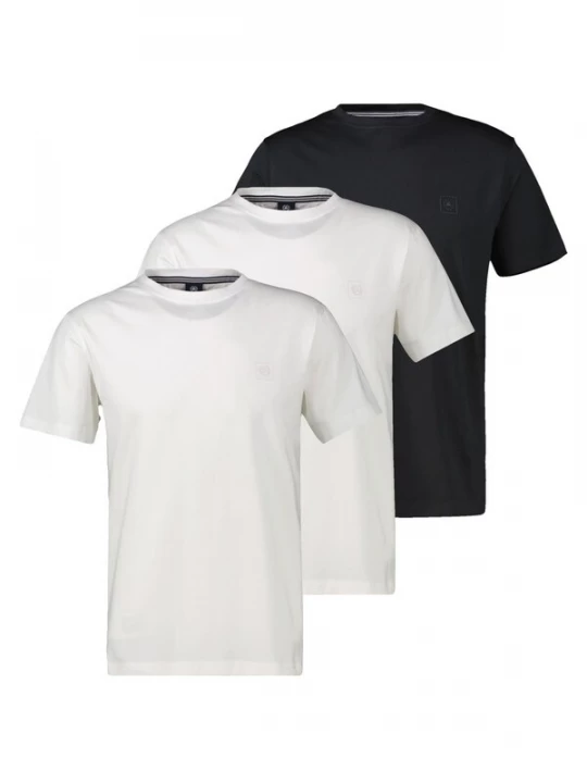 Foto van product LERROS Shirt 'Basic' zwart gemêleerd