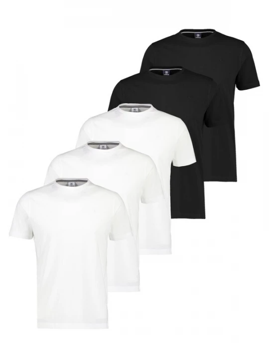 Foto van product LERROS Shirt 'Basic' zwart gemêleerd