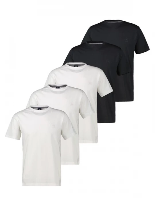 Foto van product LERROS Shirt 'Basic' zwart gemêleerd