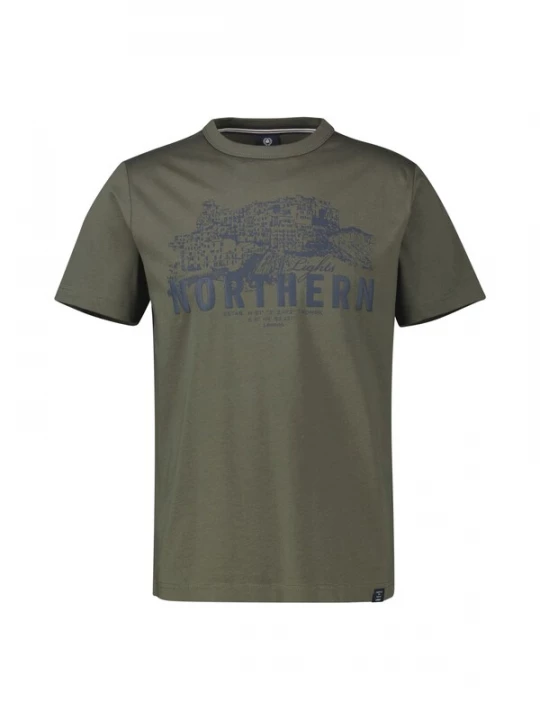 Foto van product LERROS Shirt blauw / olijfgroen