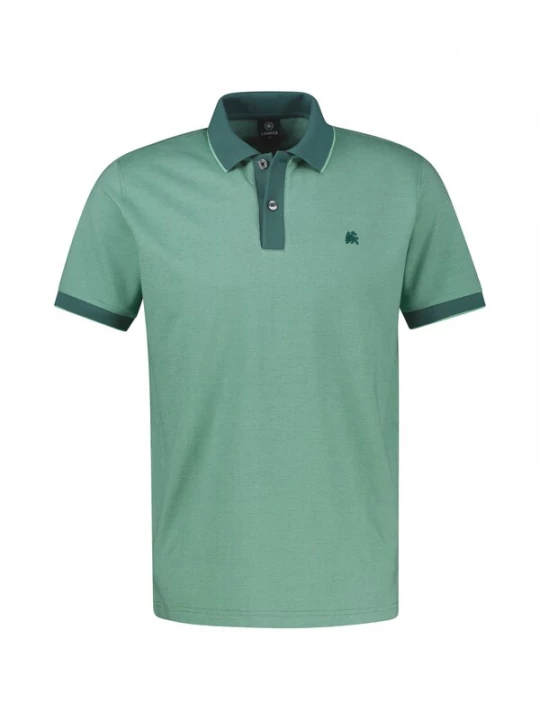 Foto van product LERROS Shirt groen / grasgroen / wit