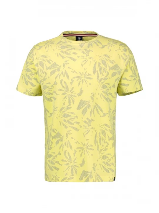 Foto van product LERROS Shirt lichtgeel / grijs