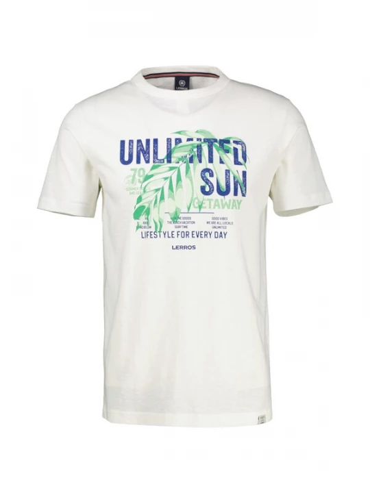 Foto van product LERROS Shirt navy / groen / natuurwit