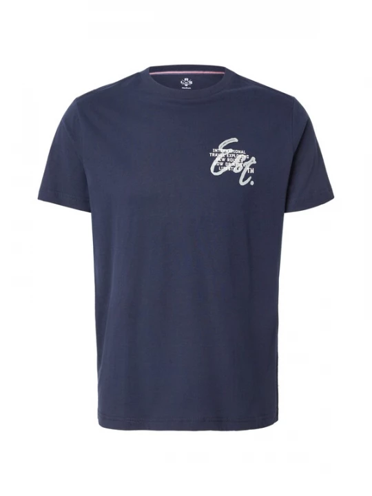 Foto van product LERROS Shirt 'Serafino' navy / wit