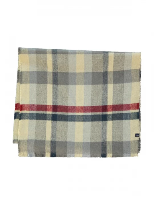 Foto van product LERROS Sjaal beige / lichtblauw / grijs / donkerrood