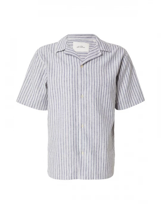 Foto van product Les Deux Overhemd blauw / wit