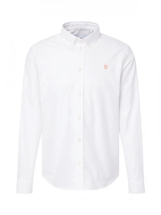 Foto van product Les Deux Overhemd 'Konrad' oranje / wit
