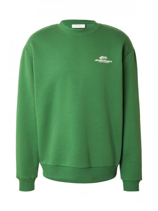 Foto van product Les Deux Sweatshirt 'Exhibition' limoen / offwhite