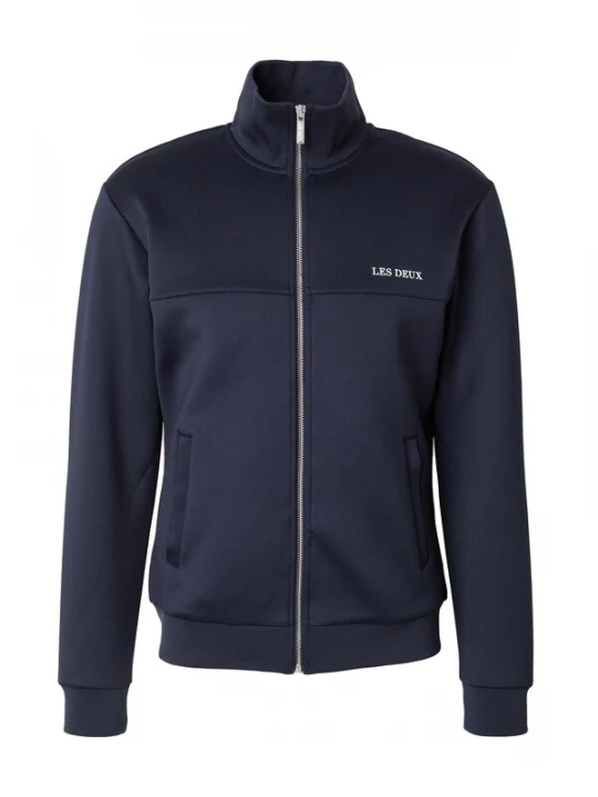 Foto van product Les Deux Sweatvest 'Ballier' marine / wit