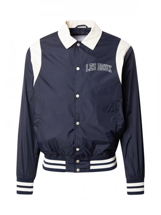 Foto van product Les Deux Tussenjas 'Varsity' navy / wit