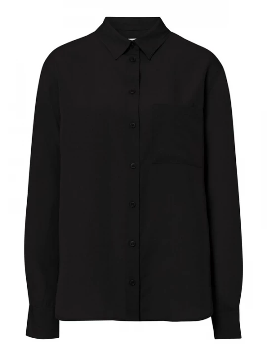 Foto van product Les Lunes Blouse 'HATTIE' zwart gemêleerd