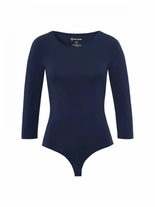 Foto van product Les Lunes Shirt body 'Alena' donkerblauw