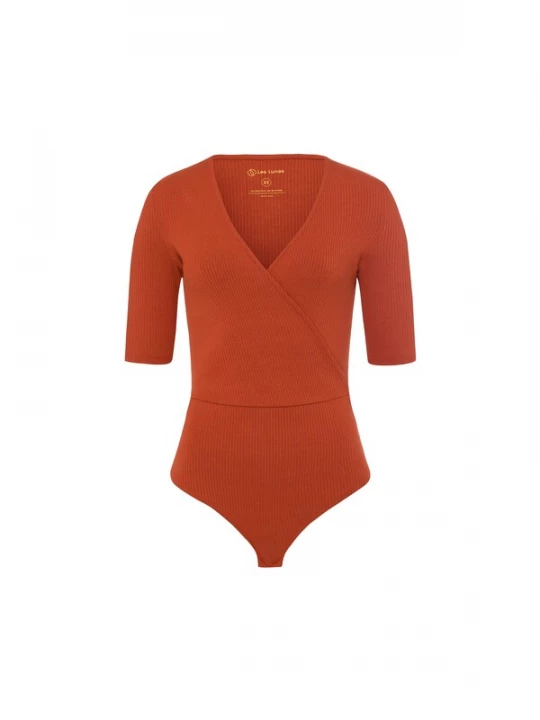 Foto van product Les Lunes Shirt body 'Zoey' oranje