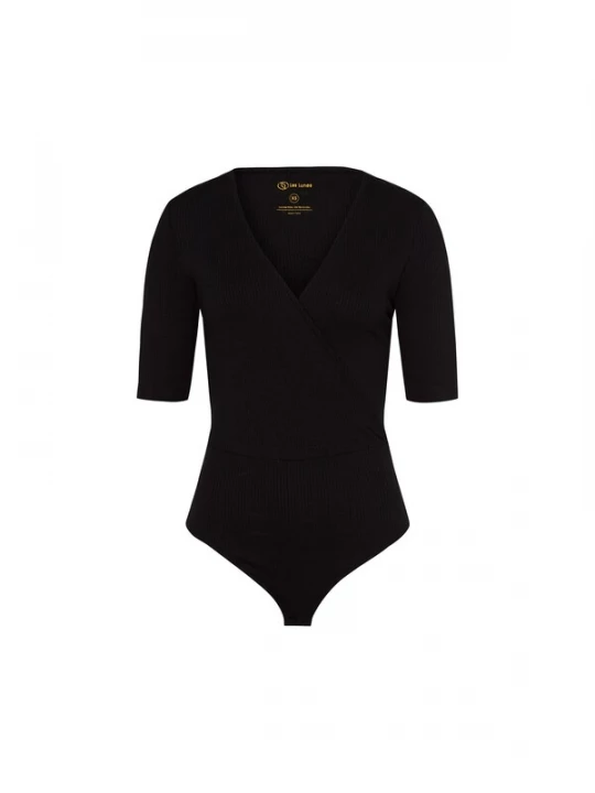 Foto van product Les Lunes Shirt body 'Zoey' zwart
