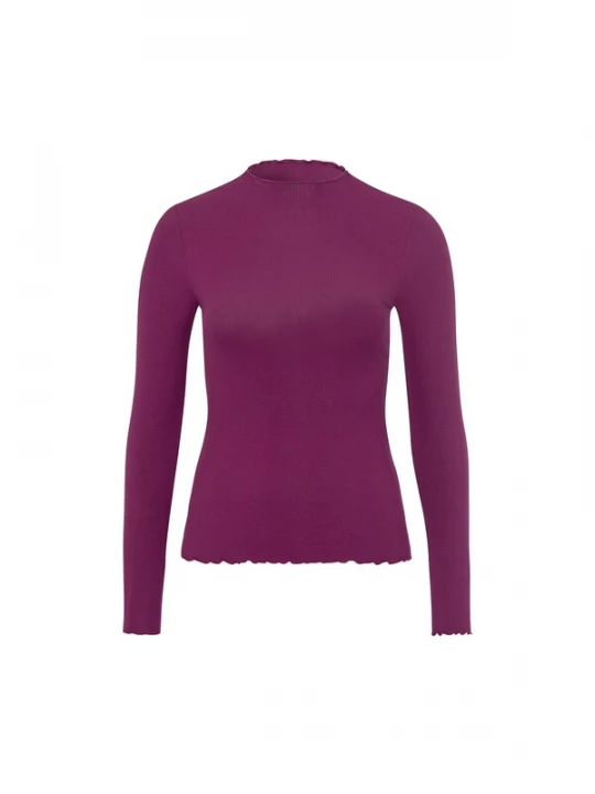 Foto van product Les Lunes Shirt 'Fleur' bordeaux