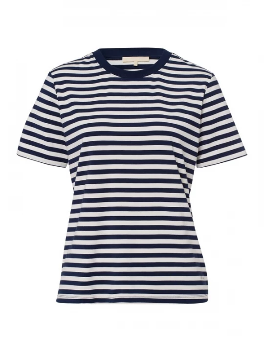 Foto van product Les Lunes Shirt 'Millie' donkerblauw / wit