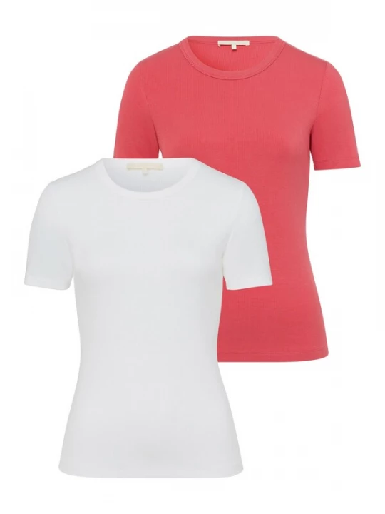 Foto van product Les Lunes Shirt 'Ryliee' pink / wit