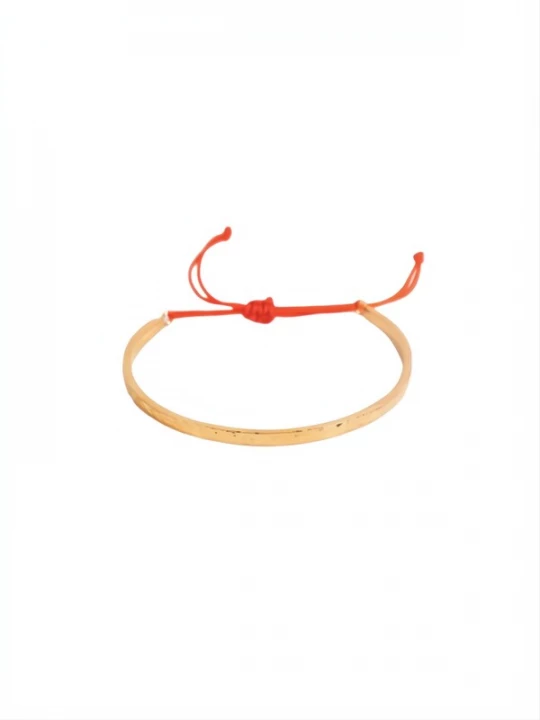 Foto van product Les Reines Armband 'Reddish Elegance' goud