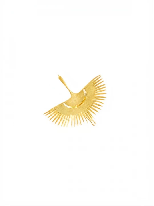 Foto van product Les Reines Broche 'The Peafowl' goud