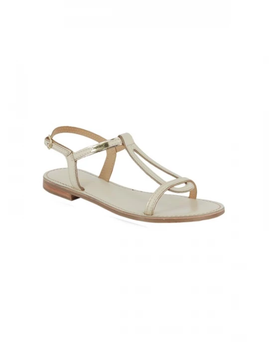Foto van product Les Tropéziennes Sandaal 'Hamatrio-Ledersandalen' crème Les Tropeziennes