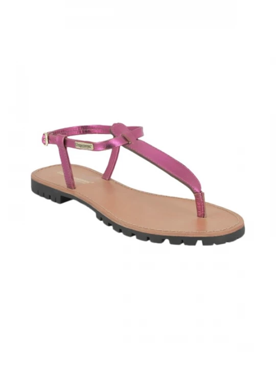 Foto van product Les Tropéziennes Sandaal 'Hanil-Ledersandalen' rosa Les Tropeziennes