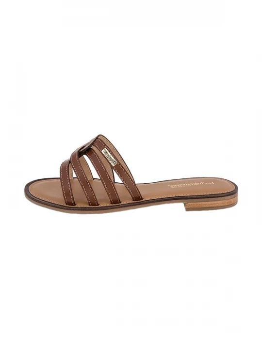Foto van product Les Tropéziennes Sandaal 'Hasturia-Ledersandalen' bruin Les Tropeziennes