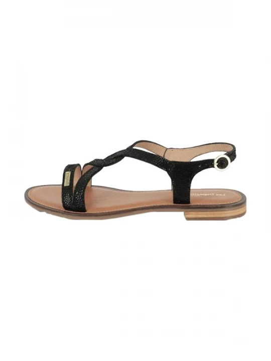 Foto van product Les Tropéziennes Sandaal 'Ledersandalen „Les Hastral“' zwart Les Tropeziennes