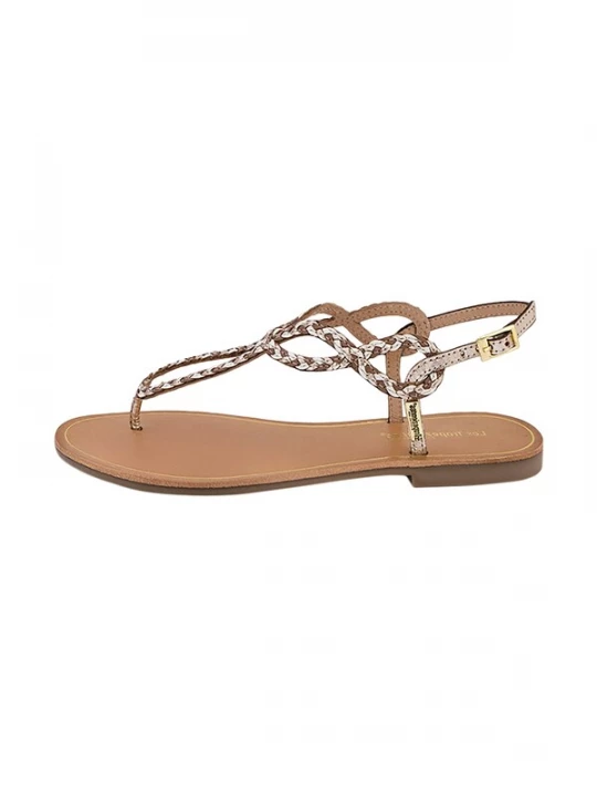 Foto van product Les Tropéziennes Sandaal 'Ledersandalen Les Homela' cappuccino Les Tropeziennes