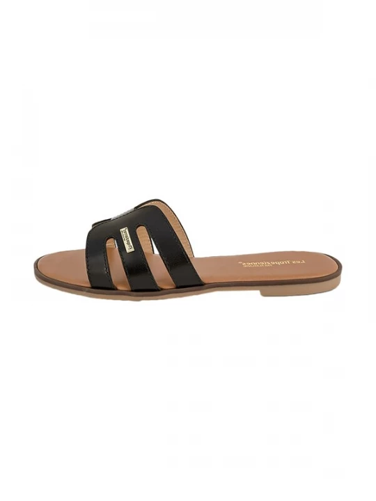 Foto van product Les Tropéziennes Sandaal 'Ledersandalen von Les Hamigos' zwart Les Tropeziennes