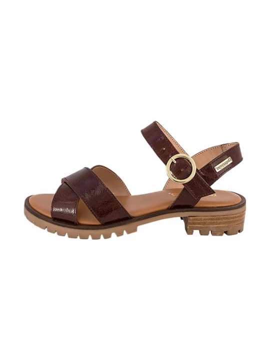 Foto van product Les Tropéziennes Sandaal 'Ledersandalen von Les Heagle' bruin Les Tropeziennes