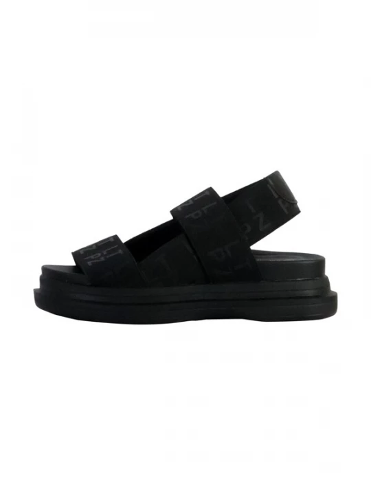 Foto van product Les Tropéziennes Sandaal 'Ledersandalen von M.Belarbi Cool' zwart Les Tropeziennes