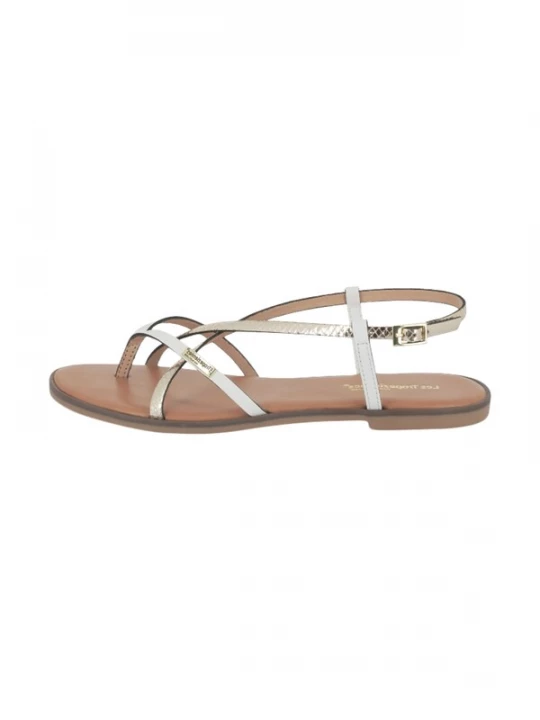 Foto van product Les Tropéziennes Sandaal 'Monagum-Ledersandalen' wit Les Tropeziennes