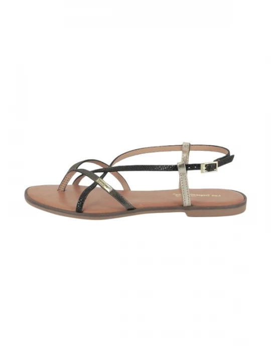 Foto van product Les Tropéziennes Sandaal 'Monagum-Ledersandalen' zwart Les Tropeziennes