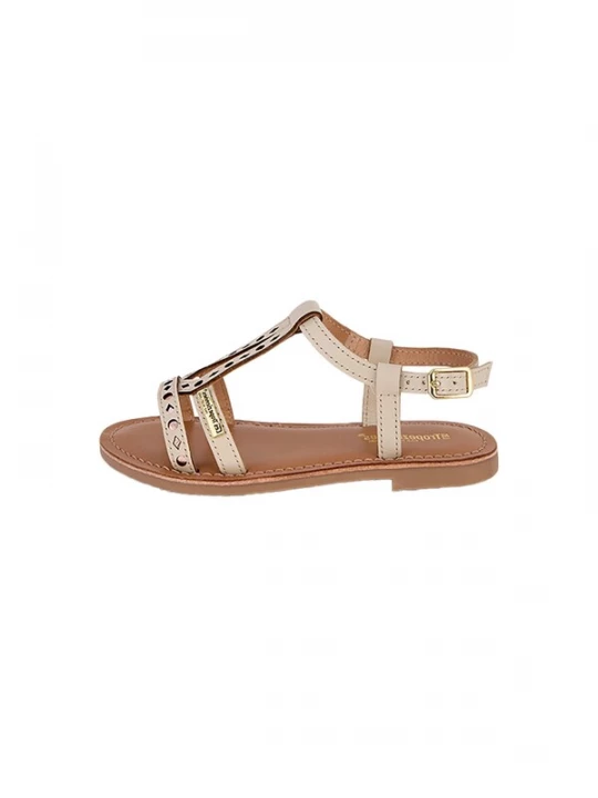 Foto van product Les Tropéziennes Sandalen 'Belectra Kindersandalen aus Leder, flach' beige Les Tropeziennes