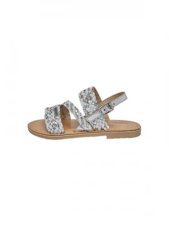 Foto van product Les Tropéziennes Sandalen 'Flache Ledersandale für Kinder „Bamako“' wit Les Tropeziennes