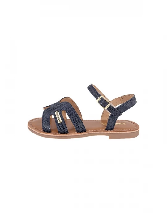 Foto van product Les Tropéziennes Sandalen 'Ledersandalen für Kinder von Belarbi Bamia' blauw Les Tropeziennes
