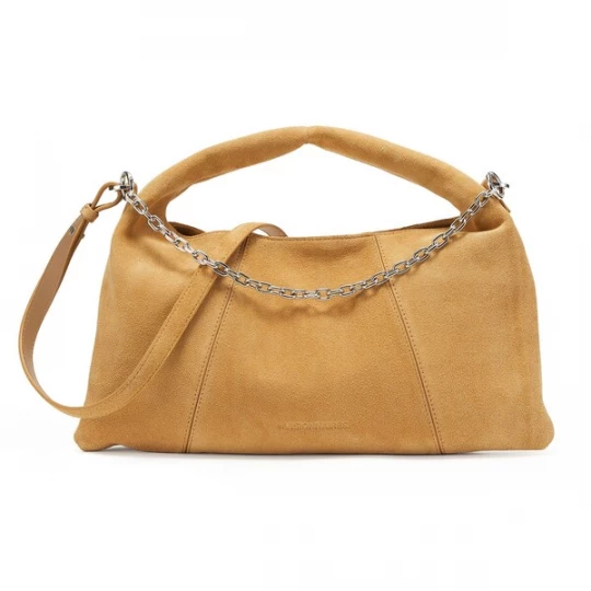 Foto van product Les Visionnaires Handtas 'Sadie Cozy Chain' goudgeel