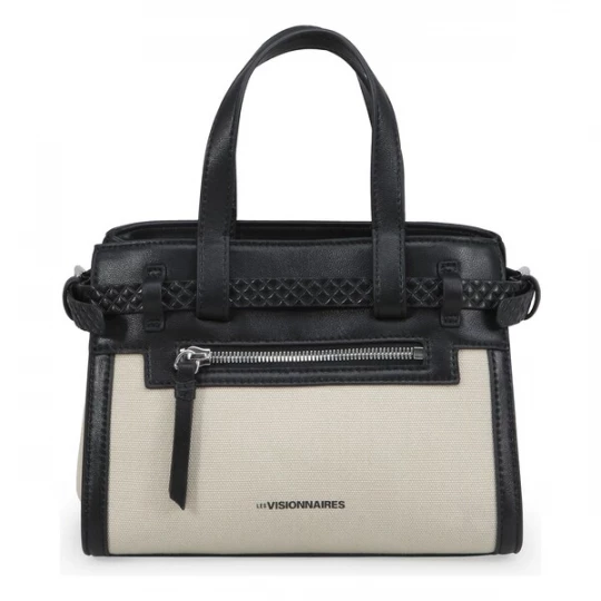 Foto van product Les Visionnaires Handtas 'Tina' zwart / offwhite