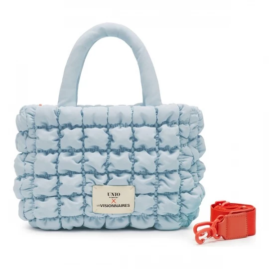 Foto van product Les Visionnaires Handtas 'Unio Cortina' blauw / oranje
