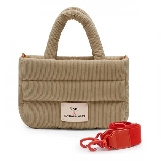 Foto van product Les Visionnaires Handtas 'Unio Cortina' mokka