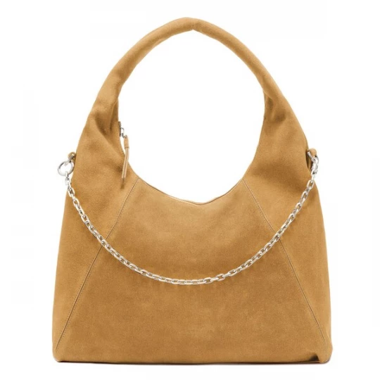 Foto van product Les Visionnaires Schoudertas 'Jade Cozy' camel