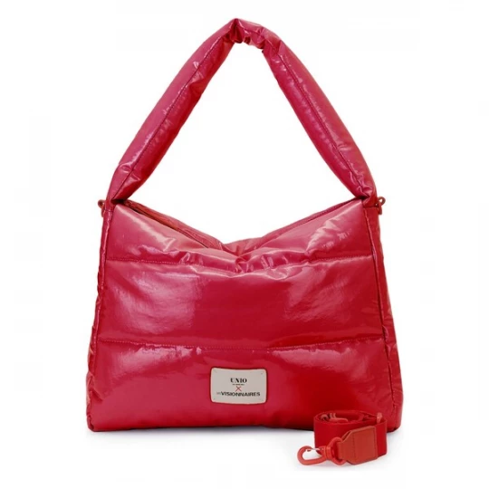 Foto van product Les Visionnaires Schoudertas 'Unio Hobo' rood